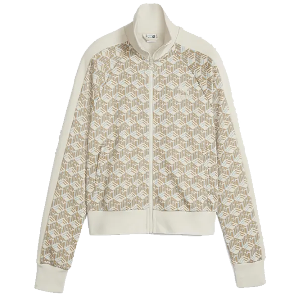 Спортивная куртка для женщин Puma T7 Aop Track Jacket Prairie Tan-AOP XL/ Бежевый photo 1 Спортивная куртка для женщин Puma T7 Aop Track Jacket Prairie Tan-AOP XL/ Бежевый photo 1
