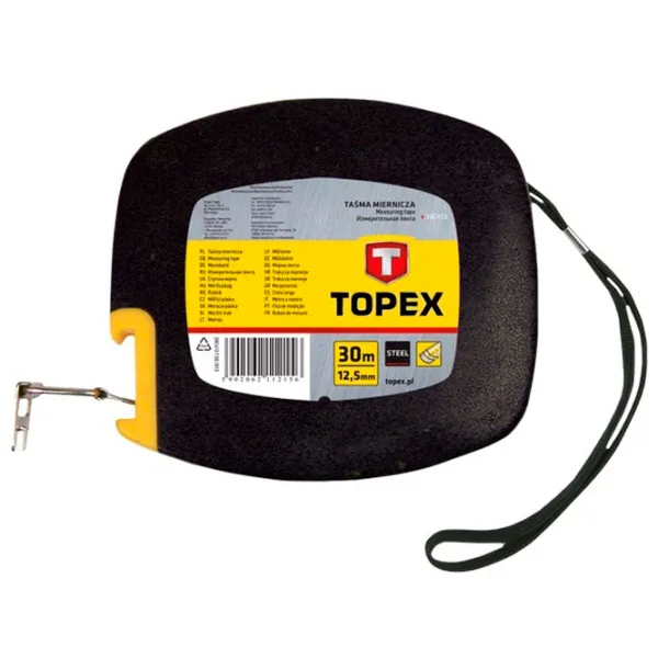 Ruletă Topex 30 m x 12,5mm 30 m / Black photo 1