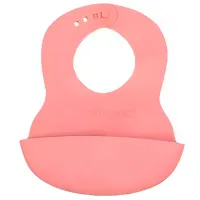 Bavetă BabyOno 0835/ 03 Clasică/ Silicon/ Pink