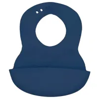Bavetă BabyOno 0835/ 04 Clasică/ Silicon/ Blue
