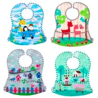 Bavetă BabyOno 0836 Clasică/ Bumbac/ Multicolor
