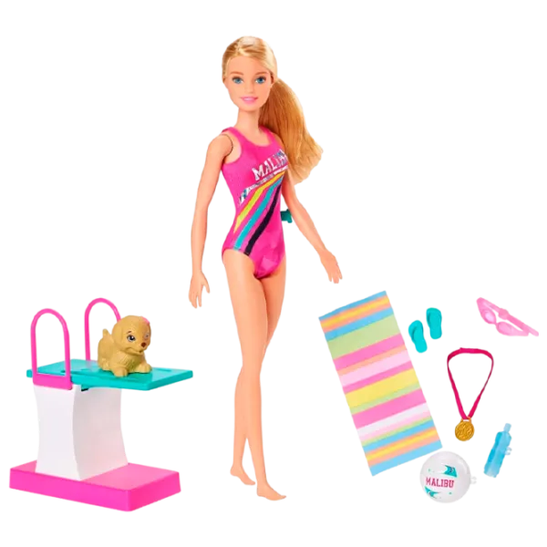 Набор Barbie Pool Training GHK23 модель/ 3+ photo 1