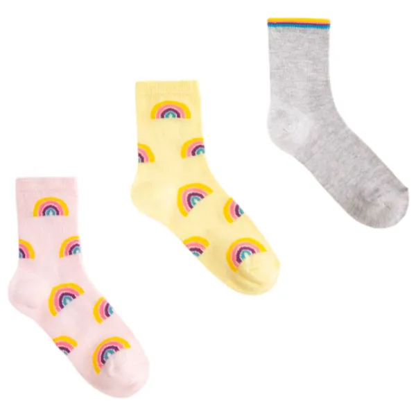 Șosete pentru fetiţe Koton 4SKG80036AA Multicolor photo 1 Șosete pentru fetiţe Koton 4SKG80036AA Multicolor photo 1