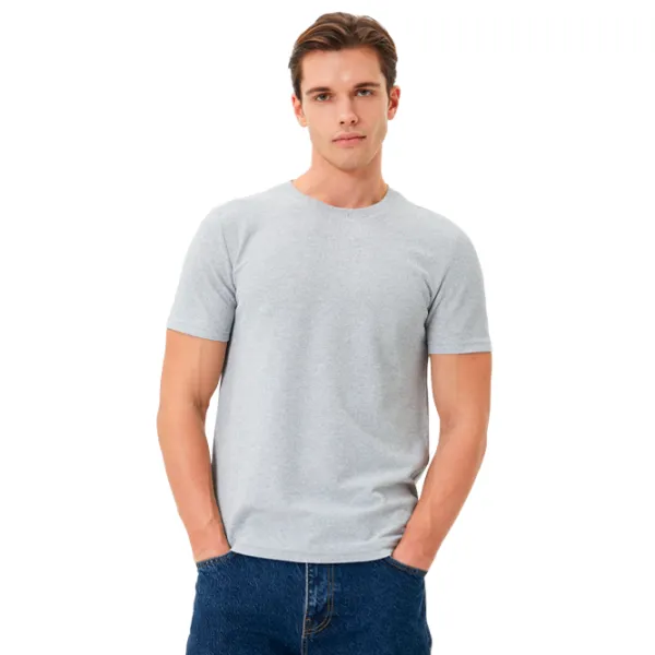 Футболка для мужчин Koton 4SAM10279HK 35% хлопок/ Grey photo 1