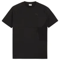 Футболка для мужчин Puma Tech Pocket Tee 65% полиэстер, 35% хлопок / Черный