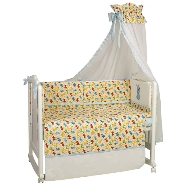 Lenjerie de pat pentru copii Polini Kids 0002176-12 () Bumbac/ Turcoaz Yellow photo 1 Lenjerie de pat pentru copii Polini Kids 0002176-12 () Bumbac/ Turcoaz Yellow photo 1