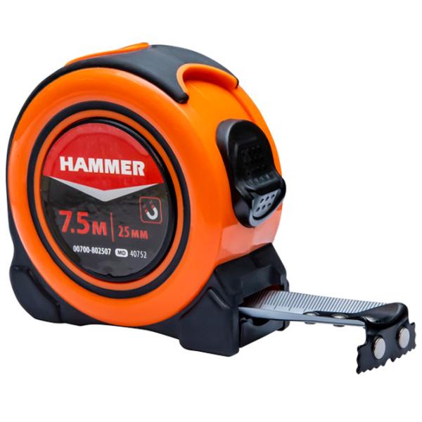 Ruletă Hammer 40752 7.5 m/ Orange photo 1