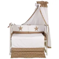 Lenjerie de pat pentru copii Polini Kids 0002175-6 () Bumbac/ Pink Macchiato