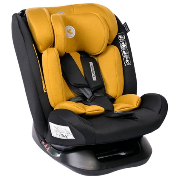 Scaun auto Lorelli Scorpius 0 luni - 12 ani/ 36 kg/ Yellow photo 1