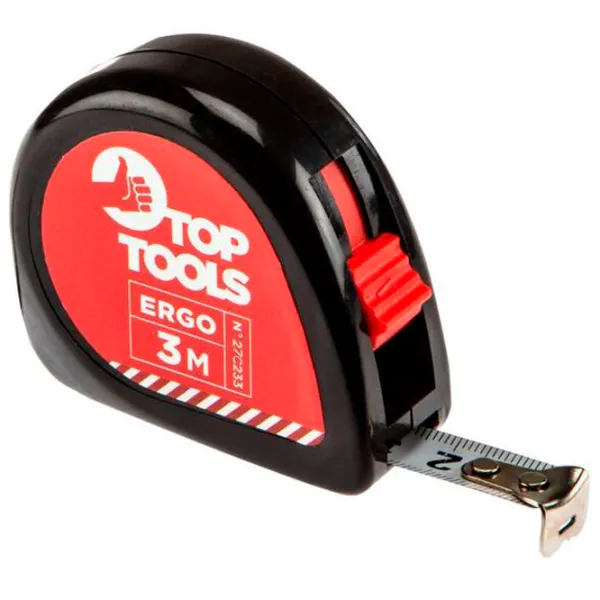 Рулетка Top Tools 27C233 3 м/ Красный photo 1 Рулетка Top Tools 27C233 3 м/ Красный photo 1