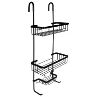 Полка для ванной Malatec 16723 Алюминий/ Черный