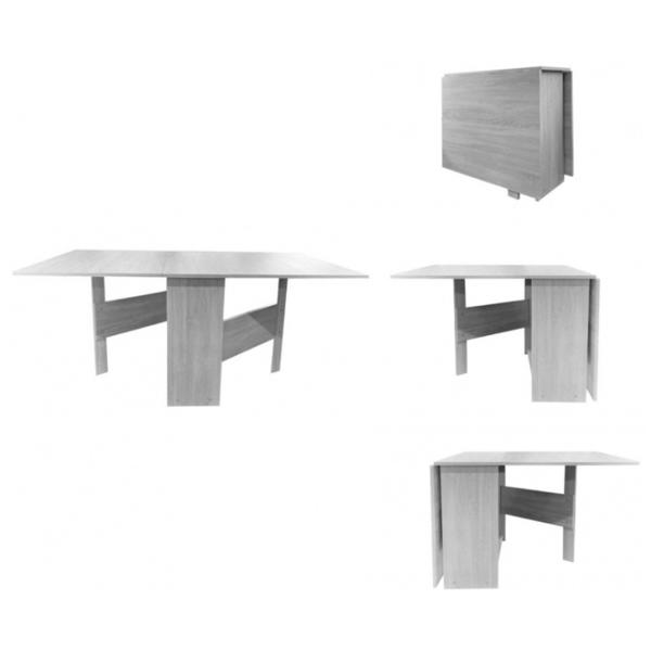 Кухонный стол раскладной Ideal Mobila 80x168 (Wenge) ДСП/ Коричневый photo 1