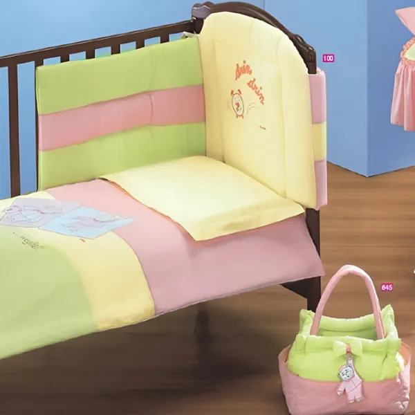 Детское постельное бельё Italbaby Drin Drin (100.0030-1) Хлопок/ Разноцветный Розовый photo 1 Детское постельное бельё Italbaby Drin Drin (100.0030-1) Хлопок/ Разноцветный Розовый photo 1