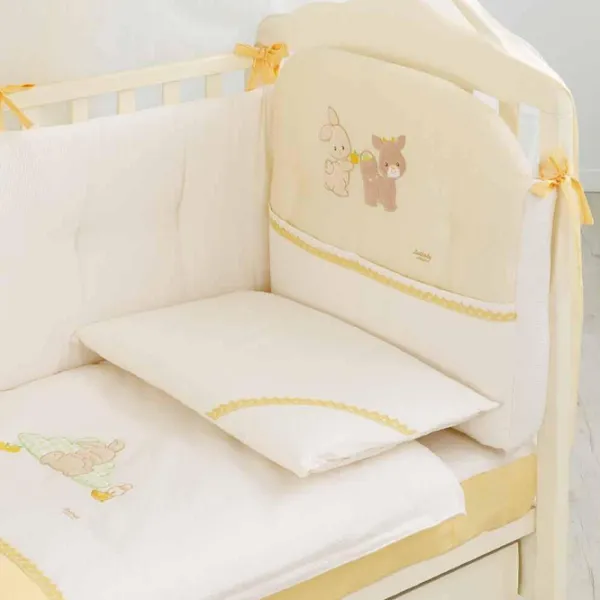 Детское постельное бельё Italbaby Dolce Frutta (100.0024) Хлопок/ Бежевый Желтый photo 1