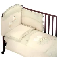 Детское постельное бельё Italbaby Angioletti (100.0014) Хлопок/ Бежевый