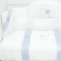 Детское постельное бельё Italbaby Polvere Di Stelle (100.0005-2) Хлопок/ Белый Синий