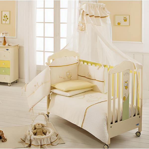Lenjerie de pat pentru copii Italbaby Tulipano (100.0067-6) Bumbac/ Beige photo 1 Lenjerie de pat pentru copii Italbaby Tulipano (100.0067-6) Bumbac/ Beige photo 1