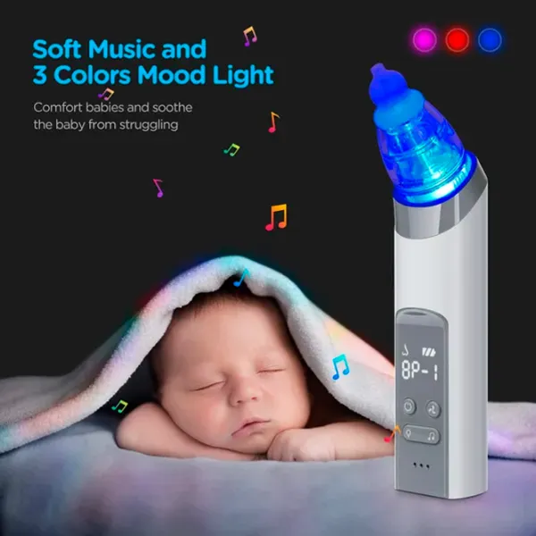 Назальный аспиратор LANTONKIN Electric Nasal Aspirator & Blackhead Remover 700 мАч / Серый photo 9