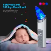 Aspirator nazal LANTONKIN Electric Nasal Aspirator & Blackhead Remover 700 mAh / Gray photo 8