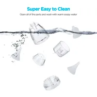 Aspirator nazal LANTONKIN Electric Nasal Aspirator & Blackhead Remover 700 mAh / Gray photo 10