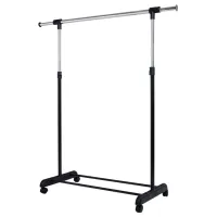 Вешалка Costway HW57040 Нержавеющая сталь/ Черный