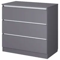 Comodă Polini Kids Simple 1980 79.7 x 80 x 50.5/ LPAL/ Gray