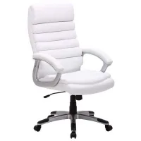 Fotoliu de birou Signal Q-087 Piele artificială/ White