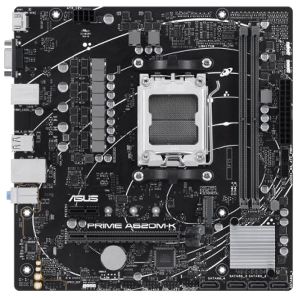 Материнская плата Asus PRIME A620M-K mATX/ AMD A620M-K photo 1