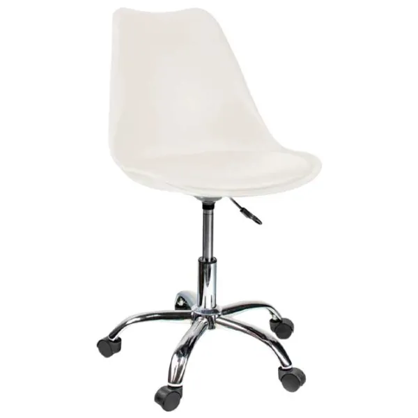 Fotoliu de birou Jumi IGER CM-910348 Piele artificială/ White photo 1 Fotoliu de birou Jumi IGER CM-910348 Piele artificială/ White photo 1