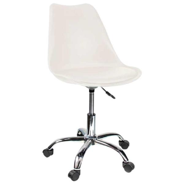 Fotoliu de birou Jumi IGER CM-910348 Piele artificială/ White photo 1 Fotoliu de birou Jumi IGER CM-910348 Piele artificială/ White photo 1