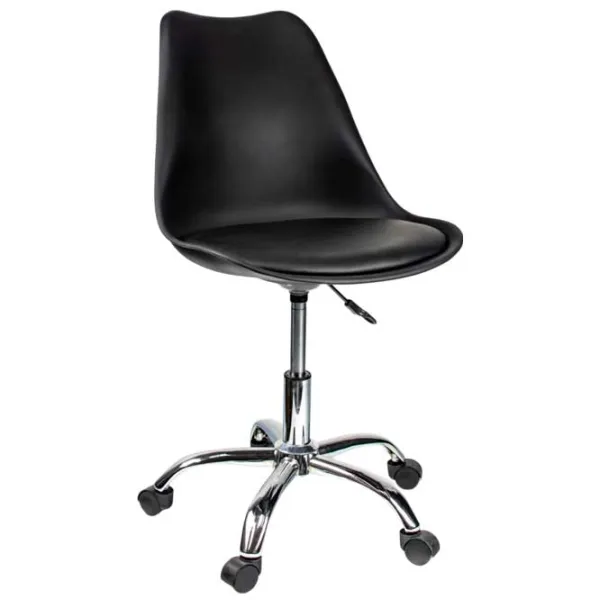 Fotoliu de birou Jumi IGER CM-910355 Piele artificială/ Black photo 1 Fotoliu de birou Jumi IGER CM-910355 Piele artificială/ Black photo 1
