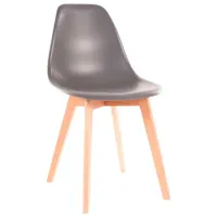 Scaun de bucătărie Signal Moris Plastic/ Gray