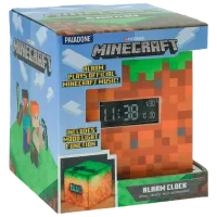 Deșteptător Paladone Alarm Clock PP6733MCF Minecraft/ Green Brown