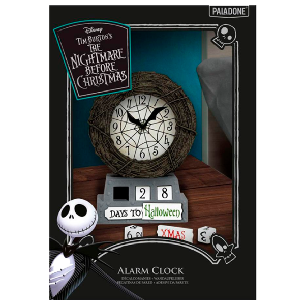 Deșteptător Paladone Countdown PP11190NBC Nightmare Before Christmas/ Gray Black photo 1