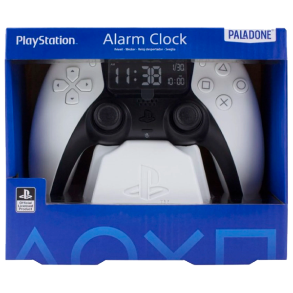 Будильник Paladone PS5 PP9405PS PlayStation/ Черный Белый photo 1