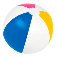 Надувной мяч Avenli 66001 Винил/ Разноцветный Белый