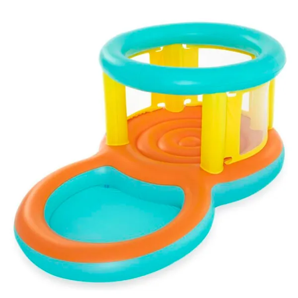 Teren de joaca gonflabil Bestway 52385BW PVC/ Orange Albastru deschis photo 1
