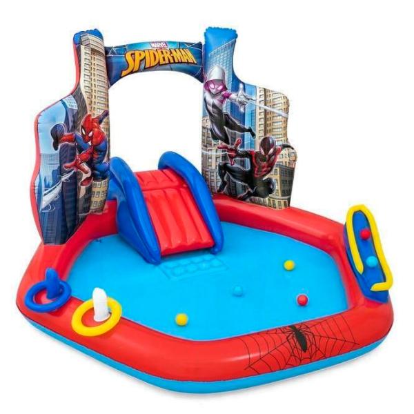 Teren de joaca gonflabil Bestway 98793BW PVC/ Red Blue photo 1