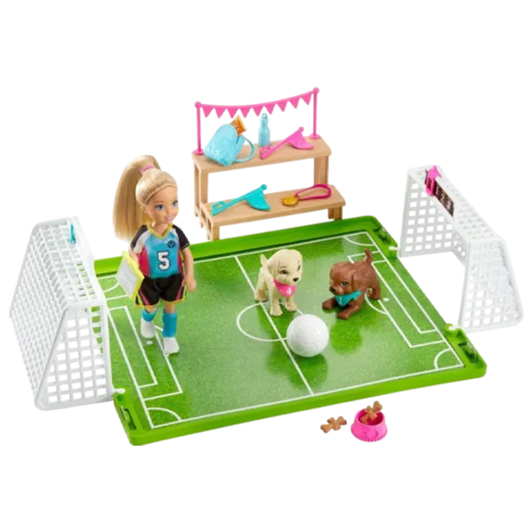 Набор Barbie Chelsea Football Team GHK37 спортсменка/ 3+ photo 1 Набор Barbie Chelsea Football Team GHK37 спортсменка/ 3+ photo 1