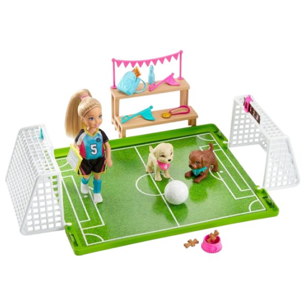 Набор Barbie Chelsea Football Team GHK37 спортсменка/ 3+ photo 1 Набор Barbie Chelsea Football Team GHK37 спортсменка/ 3+ photo 1
