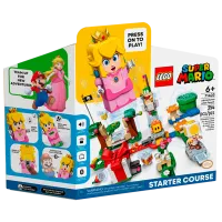 Constructor LEGO Adventures with Peach Figuri/ Multicolor