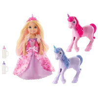 Păpușă Barbie Dreamtopia Unicorn GJK17  prințesă / 3+