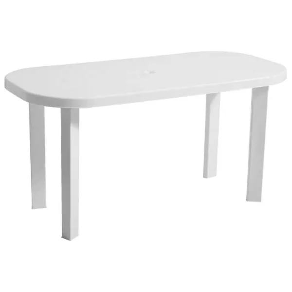 Masă de grădină Garden Standard Dreptunghiular/ White photo 1