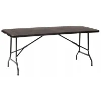 Садовый стол GardenLine ZUM0988 Прямоугольный/ Коричневый