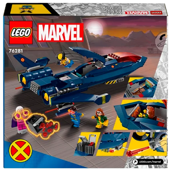 Constructor LEGO X-Men X-Jet Figuri/ Multicolor photo 1