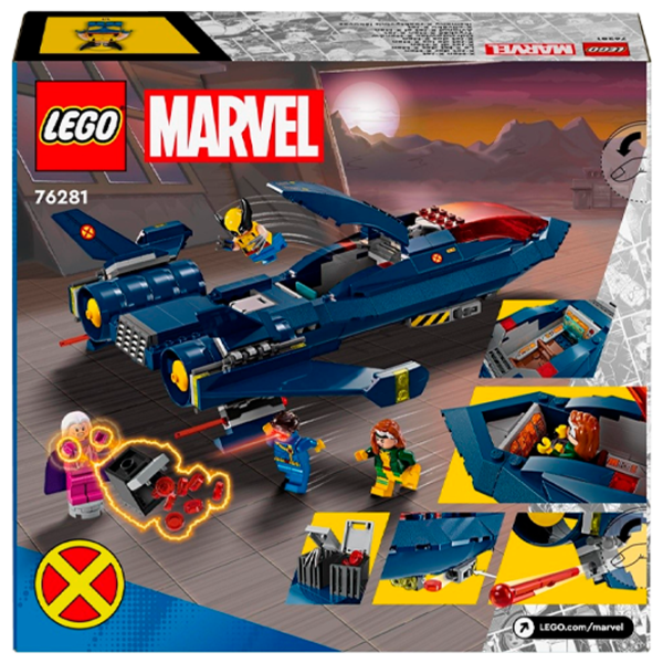 Constructor LEGO X-Men X-Jet Figuri/ Multicolor photo 1