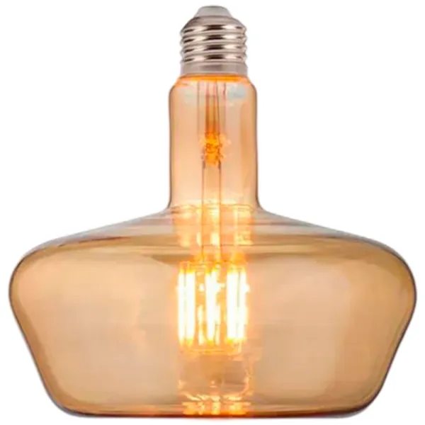 Bec LED cu filament Horoz GINZA AMBER 001050000801 E27/ 8 W/ 2200 K/ 620lm/ White photo 1