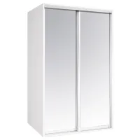 Шкаф Modern Braun Top 2 120 x 60см x 210 / ДСП / Белый