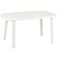 Masă de grădină Bica Cayman Dreptunghiular/ White