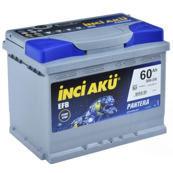 Авто аккумулятор Inci Aku Start-Stop EFB 560A/ 60 Ач photo 1